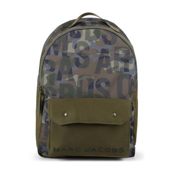 Rucsac textil cu buzunar frontal cu clapa