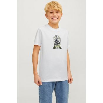 Tricou de bumbac cu imprimeu Seven