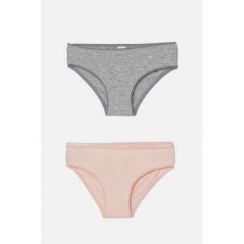 United Colors of Benetton chiloti copii 2-pack culoarea gri, 3MC10S1BF