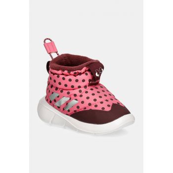 adidas cizme de iarna copii MONOFIT BOOT Minnie culoarea roz, IE6023