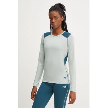 Helly Hansen longsleeve funcțional LIFA ACTIVE culoarea turcoaz, 49393