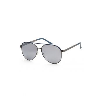 Ochelari de soare aviator cu rama metalica