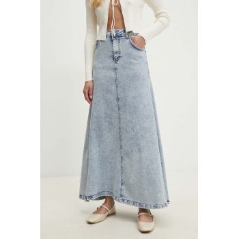 Answear Lab fusta jeans maxi, evazati