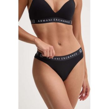 Armani Exchange chiloti brazilieni culoarea negru, 947028 CC502