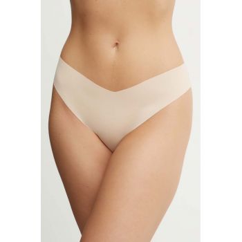 GOD SAVE QUEENS chiloti brazilieni SECOND SKIN PANTY CHEEKY culoarea bej, GSQ-135-121