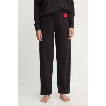 HUGO pantaloni de trening culoarea negru, neted, 50508694