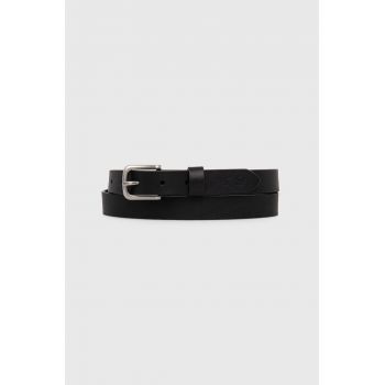 Levi's curea de piele culoarea negru, 0009Y-0000 ieftina