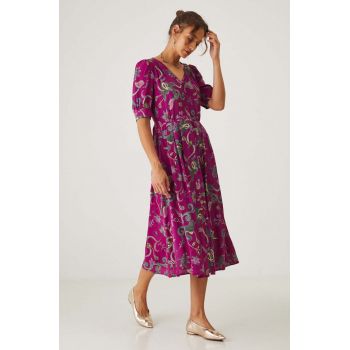 Medicine rochie midi, evazati