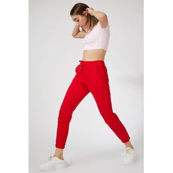 Pantaloni de trening cu buzunare oblice