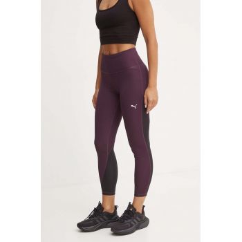 Puma leggins de antrenament Train All Day culoarea negru, modelator