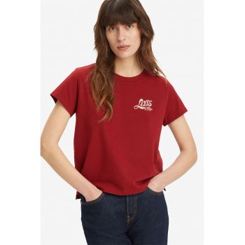 Tricou de bumbac cu imprimeu logo