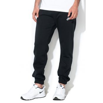 Pantaloni de trening cu logo brodat