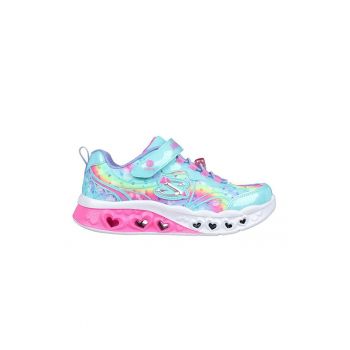 Pantofi Sport Flutter Heart Lights K 303253L-TQHP - Fete - Albastru