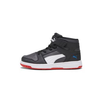 Pantofi sport mid-high de piele ecologica Rebound Layup