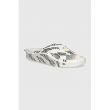 adidas by Stella McCartney papuci Slide femei, culoarea alb, IE8769