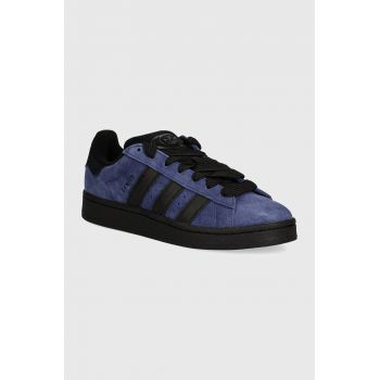 adidas Originals sneakers din piele întoarsă Campus 00s culoarea bleumarin, JH8997