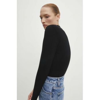 Answear Lab pulover de cașmir culoarea negru, light