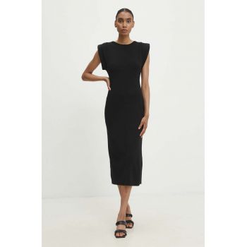 Answear Lab rochie culoarea negru, mini, mulata