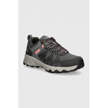 Columbia pantofi Peakfreak II Outdry femei, culoarea gri, 2100101