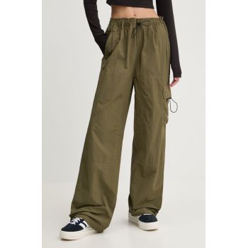 Dickies pantaloni de trening JACKSON culoarea verde, neted, DK0A4YJC