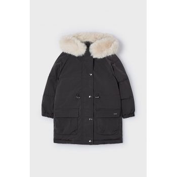 Mayoral parka pentru copii culoarea negru, 4493