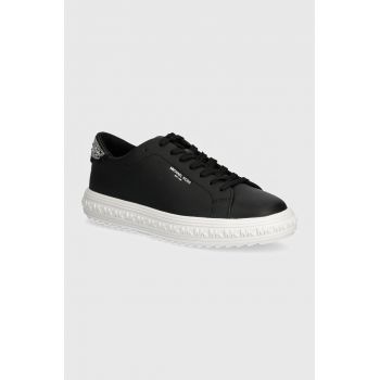 MICHAEL Michael Kors sneakers din piele Grove culoarea negru, 43H3GVFS1L 001