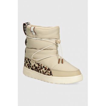 Puma cizme de iarna Snowbae Wns Animal culoarea bej, 398890