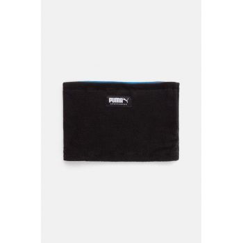 Puma fular circular copii Reversible Fleece Neck Warmer Bl culoarea negru, neted, 540890 ieftin