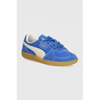 Puma sneakers Palermo Vintage culoarea albastru marin, 396841