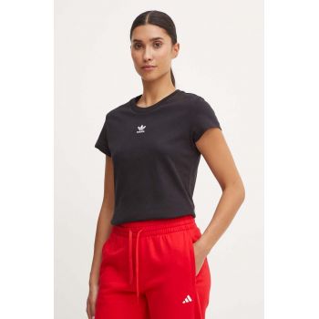 adidas Originals tricou din bumbac 0 femei, culoarea negru, IW5707