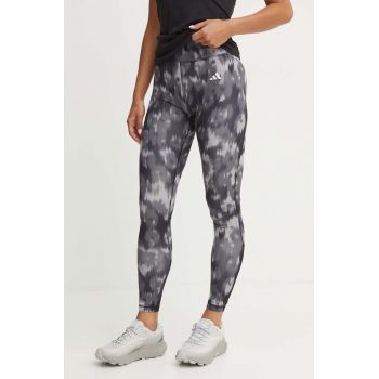 adidas Performance leggins de antrenament Strength culoarea gri, modelator, IK5446