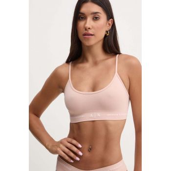 Armani Exchange sutien culoarea bej, modelator, 947022 3F506