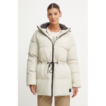 Jack Wolfskin geaca de puf Kirschallee femei, culoarea gri, de iarna, A60213