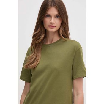 United Colors of Benetton tricou din bumbac femei, culoarea verde, 3096D102O ieftin