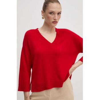 Weekend Max Mara pulover de casmir culoarea rosu, light, 2425366011600