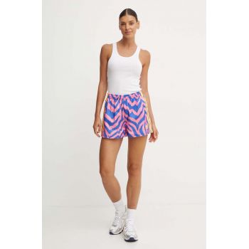 adidas Originals pantaloni scurti X Farm Rio femei, modelator, high waist, IY0756