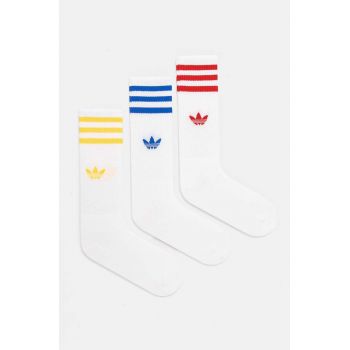 adidas Originals sosete 3-pack culoarea alb, IX7504