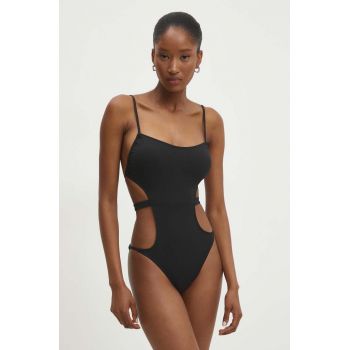 Answear Lab costum de baie culoarea negru, cupa usor rigidizata