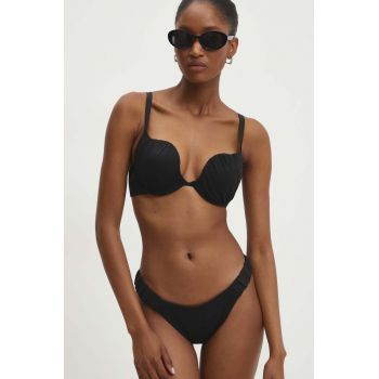 Answear Lab sutien de baie culoarea negru, cupa rigidizata