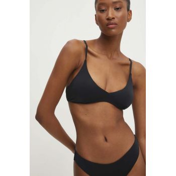 Answear Lab sutien de baie culoarea negru, cupa usor rigidizata