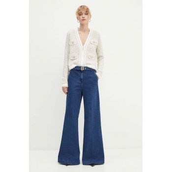 Blugirl Blumarine jeansi femei, culoarea albastru marin, RF4084.D4448