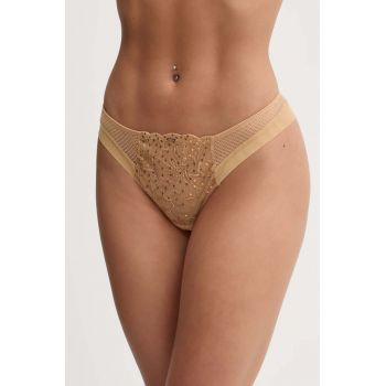 Chantelle chiloti brazilieni culoarea bej, C12Q90