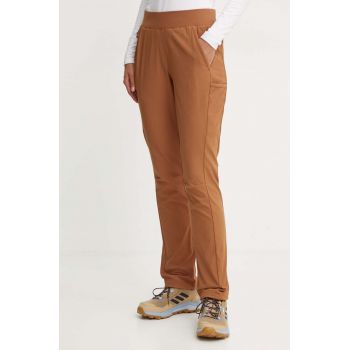 Columbia pantaloni de exterior Leslie Falls culoarea maro, 2087034