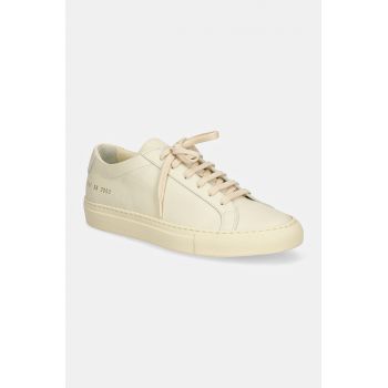 Common Projects sneakers din piele Original Achilles Low culoarea bej, 3701