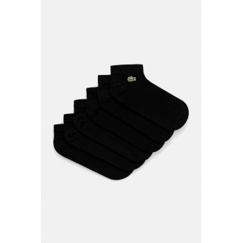 Lacoste sosete 3-pack culoarea negru, RA2917