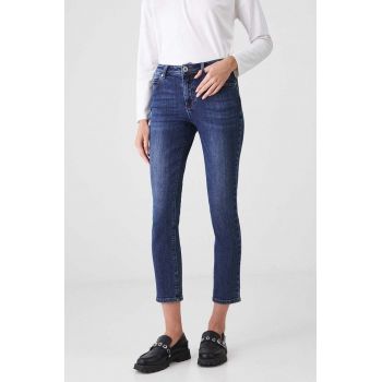 Medicine jeans femei, culoarea bleumarin