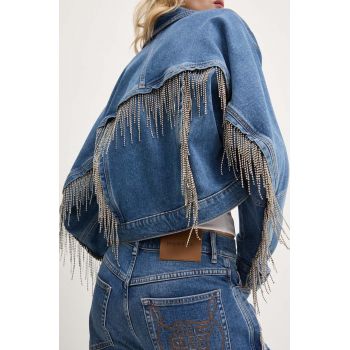 MUNTHE geaca jeans TRUFFY femei, de tranzitie, oversize, 243152024308