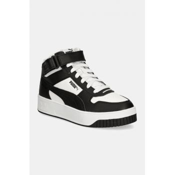 Puma sneakers Carina Street Mid culoarea alb, 392337