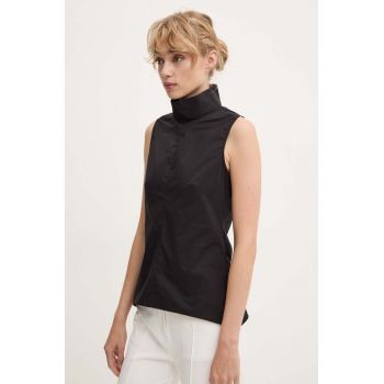 Remain top Sleeveless Top femei, culoarea negru, neted, 501938100