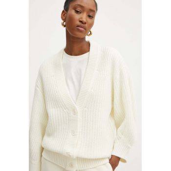 Silvian Heach cardigan RINER femei, culoarea bej, călduros, GPA24062CD